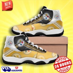 Pittsburgh Steelers Football Air Jordan 11 Best Sneakers Great Gift For Men Women Fans