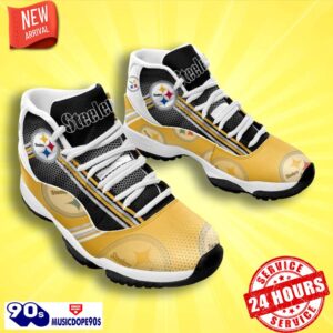 Pittsburgh Steelers Football Air Jordan 11 Best Sneakers Great Gift For Men Women Fans