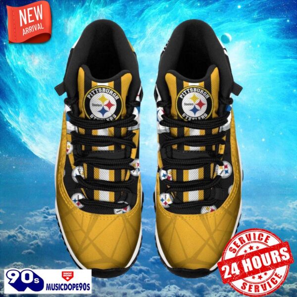 Pittsburgh Steelers NFL Air Jordan 11 Sneakers Shoes Gift For Fans