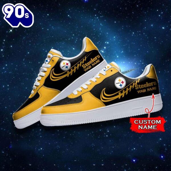 Pittsburgh Steelers NFL Personalized Air Force Sneaker