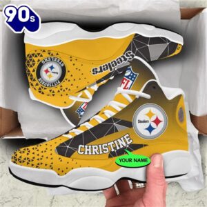 Pittsburgh Steelers NFL Personalized Jordan 13 Shoes