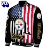 Pittsburgh Steelers Patriotic Theme Black Jacket