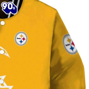 Pittsburgh Steelers Tribal Art Gold White Black Jacket