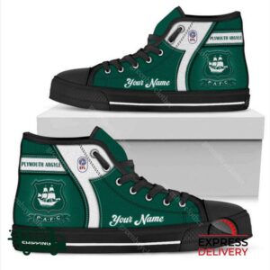 Plymouth Argyle Personalzied High Top…