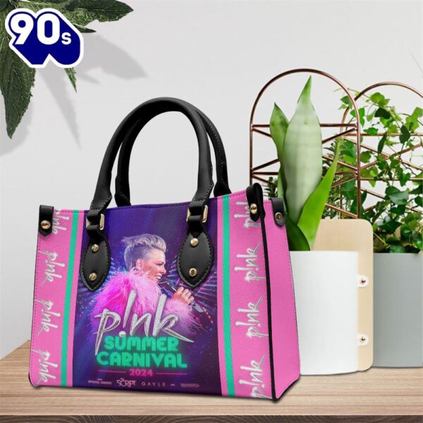 P!nk 2024 Summer Carnival Leather HandBag  Gift For Christmas