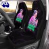 P!nk 2PCS Car Seat Cover 3D Decor