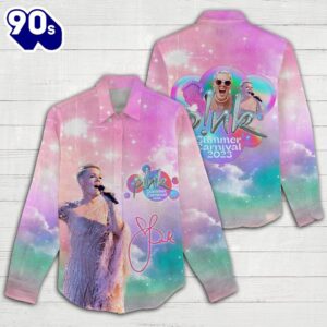P!nk 3D Linen Shirt For Fans Music