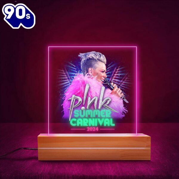 P!Nk Led Light 7 Color Music For Fans  Gift For Christmas