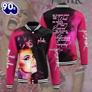 P!nk New Trend Baseball Jacket