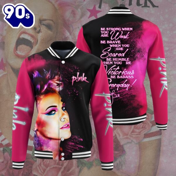 P!nk New Trend Baseball Jacket