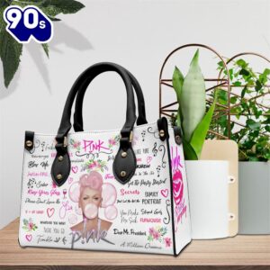 P!nk Singer Tour Leather HandBag…