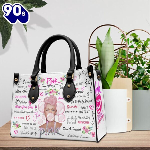 P!nk Singer Tour Leather HandBag  Gift For Christmas