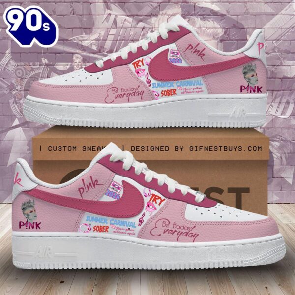 P!Nk Tour 2025 Air Force 1 Sneaker New Trend