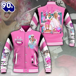 P!nk Varsity Jacket For Fans