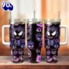 Pokemon Gastly Cartoon Custom Stanley Quencher 40oz Stainless Steel Tumbler  For Fans