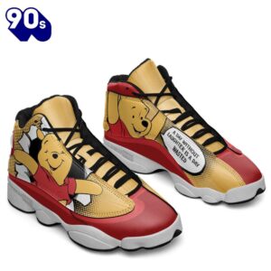 Pooh Air Jordan 13 Sneakers Custom Comic Style Shoes