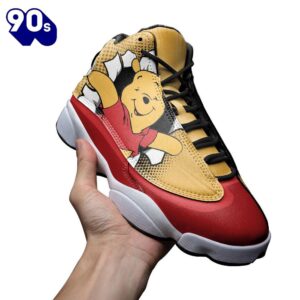 Pooh Air Jordan 13 Sneakers Custom Comic Style Shoes