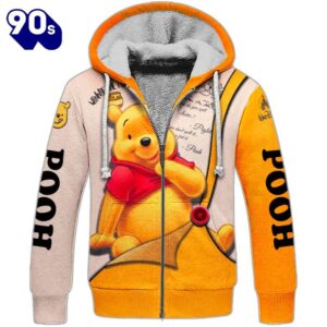 Pooh Pattern Cartoon Character Activewear Set