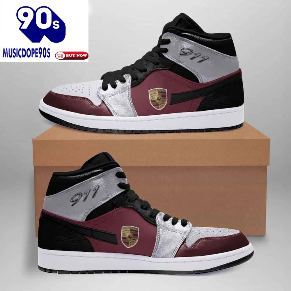 Porsche 911 Air Jordan Shoes Sport Sneakers, Best Gift For Men And Women Porsche 911 Air Jordan Shoes Sport Sneakers, Best Gift For Men And Women