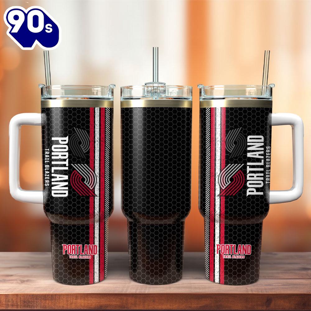 Portland Trail Blazers Basketball NBA Sport Custom Stanley Quencher 40oz Stainless Steel Tumbler With Handle Portland Trail Blazers Basketball NBA Sport Custom Stanley Quencher 40oz Stainless Steel Tumbler With Handle