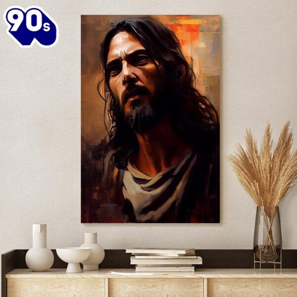 Portrait Jesus Jesus Canvas Art   Gift Christmas