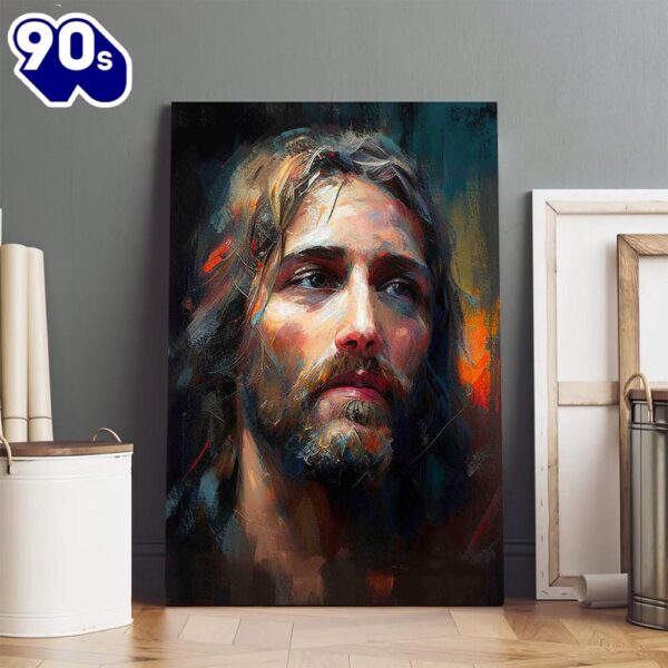 Portrait Of Jesus Christ Canvas Prints Jesus Christ Art Christian Canvas Wall Decor  Gift Christmas