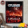 Post Malone Coachella 2025 Main Stage On April 20 2025 In Indio California Canvas