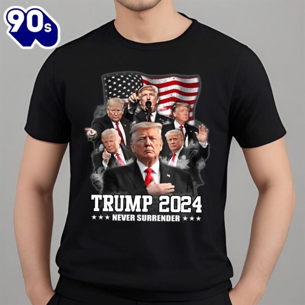 President Donald J Trump 2024 Never Surrender Classic Unisex T-Shirt Gildan