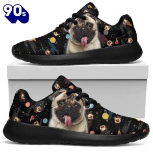 Pug Sneakers Sporty Shoes Funny…