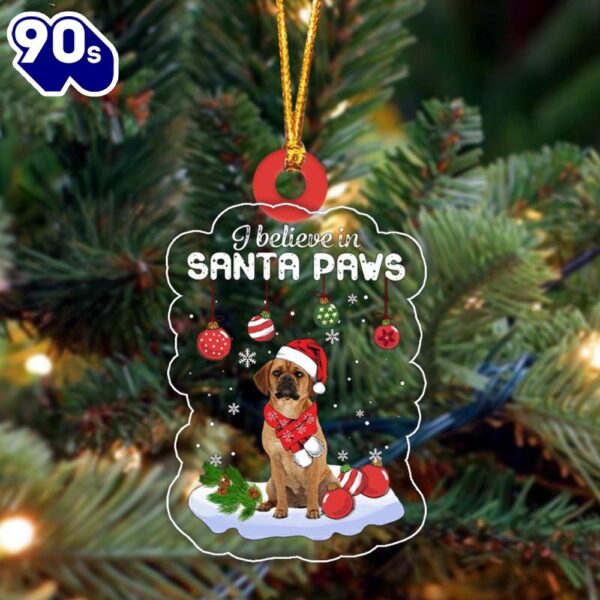 Puggle Christmas Ornament, Gift For Christmas