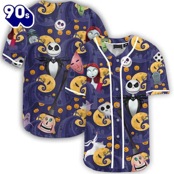 Pumpkin King The Nightmare Before Christmas Baseball Jersey  Gift For Fans