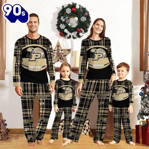 NCAA Family Pajama Sets  Purdue Boilermakers Pajamas Personalized Your Name