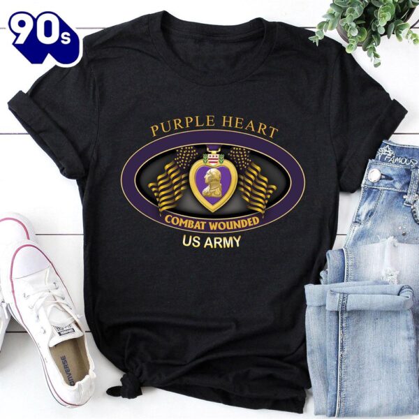 Purple Heart Branch of Service Classic Unisex T-Shirt Gildan