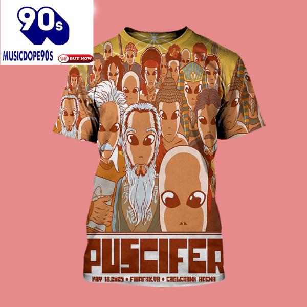 Puscifer Band Event At Eaglebank Arena In Fairfax VA On May 18 2025 Shirt Puscifer Band Event At Eaglebank Arena In Fairfax VA On May 18 2025 Shirt