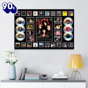 Queen Band Rectangle Canvas With…