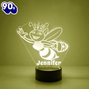 Queen Bee Night Light Personalized…