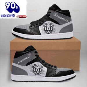 Radiohead Rock Band Air Jordan Sneakers Team Custom Design Shoes Sport Eachstep Gift For Men And Women