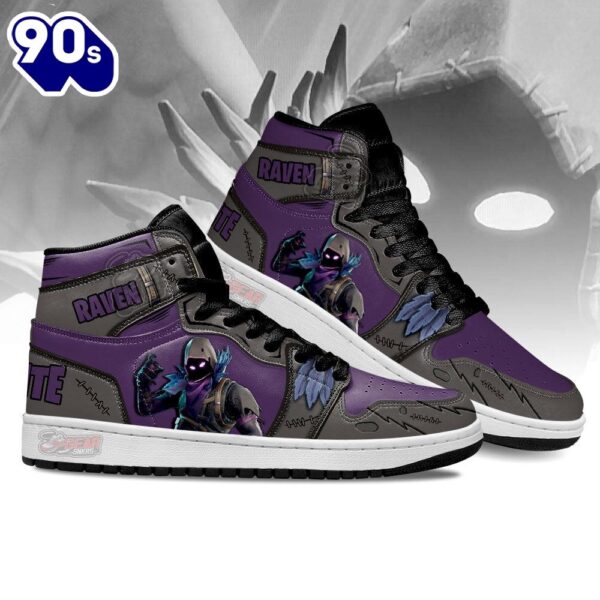 Raven Skin Game Character Shoes Custom For Fans