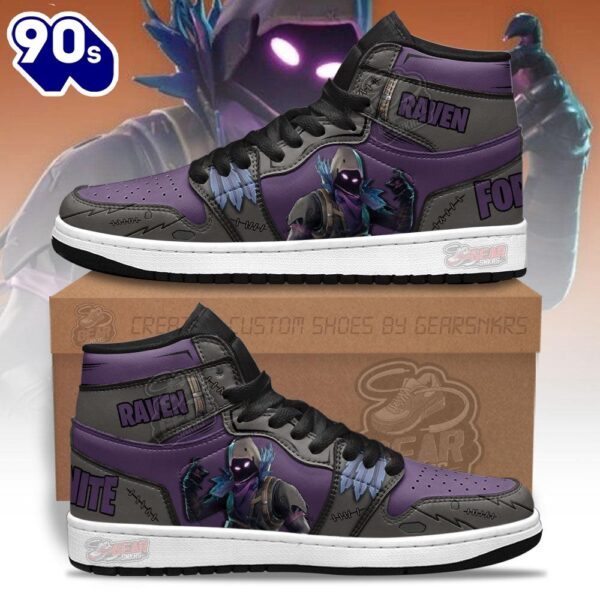 Raven Skin Game Character Shoes Custom For Fans