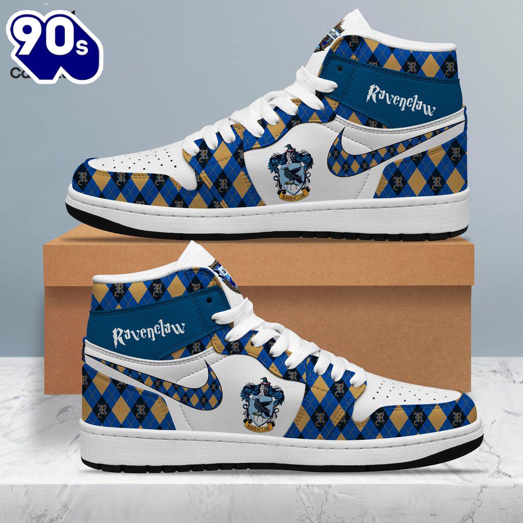 Gift Summer Ravenclaw Nike Blue Design Air Jordan 1 High Top Gift Summer Ravenclaw Nike Blue Design Air Jordan 1 High Top