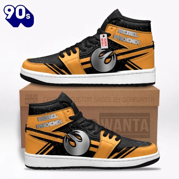 Rebel Phoenix Star Wars Symbols J1 Shoes Custom For Fans