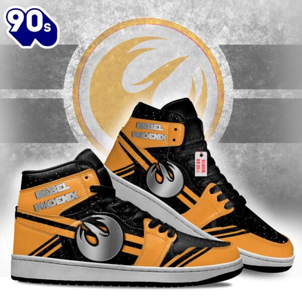 Rebel Phoenix Star Wars Symbols J1 Shoes Custom For Fans