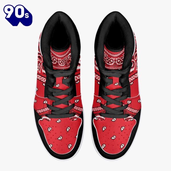 Red Bandana JD1 Sneakers Custom Country