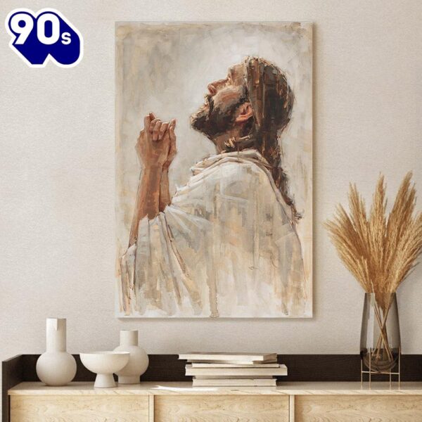 Redeeming Light Canvas Wall Art Jesus Picture Jesus Portrait Canvas  Gift Christmas