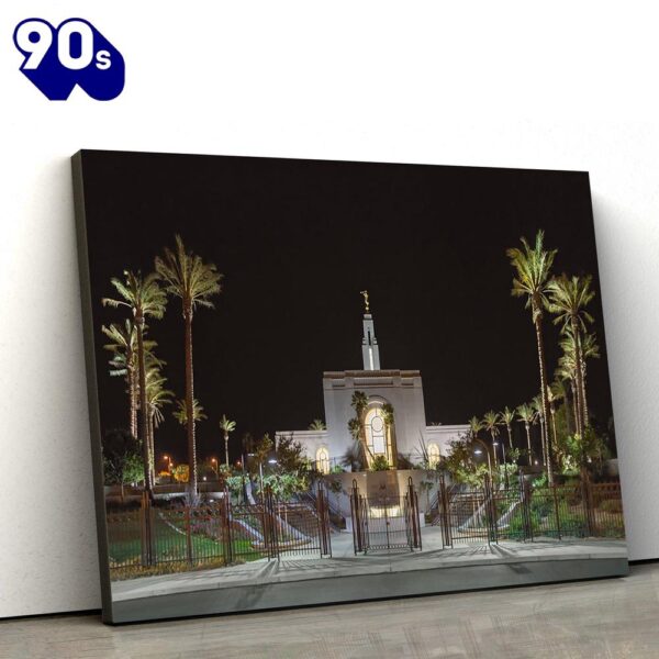 Redlands Temple Gate Canvas Wall Art Jesus Christ Picture Canvas Christian Wall Art  Gift Christmas