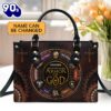 Religious Armor Of God Personalized Leather Handbag With Handle, Christian Bags  Gift For Women Christmas