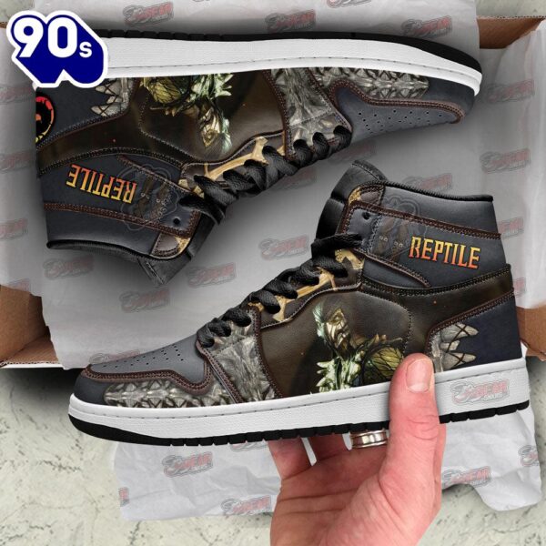 Reptile Mortal Kombat Shoes Custom For Fans