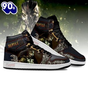 Reptile Mortal Kombat Shoes Custom For Fans