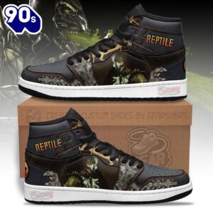 Reptile Mortal Kombat Shoes Custom For Fans