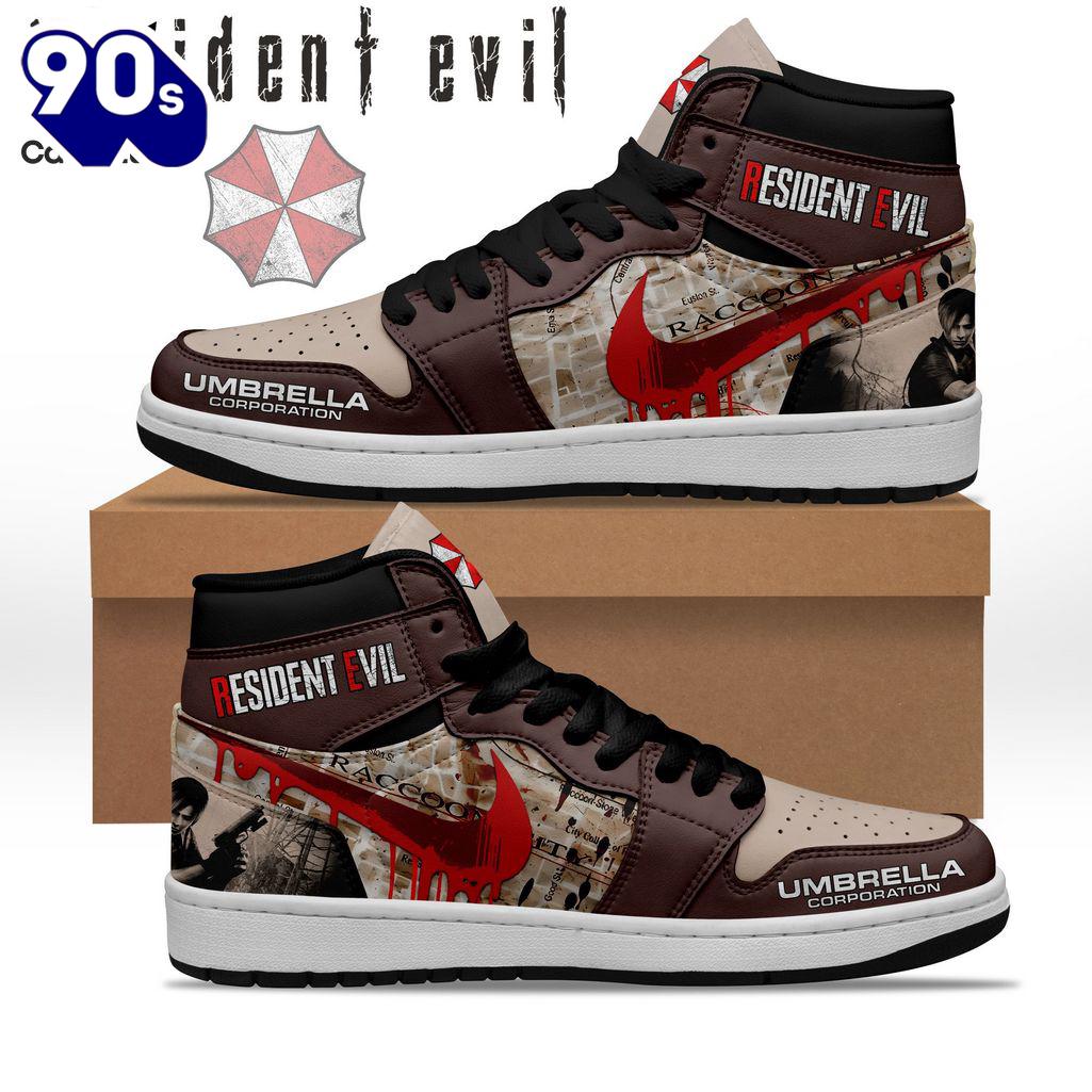 Gift Summer Resident Evil Umbrealla Corporation Nike Logo Design Air Jordan 1 High Top Gift Summer Resident Evil Umbrealla Corporation Nike Logo Design Air Jordan 1 High Top
